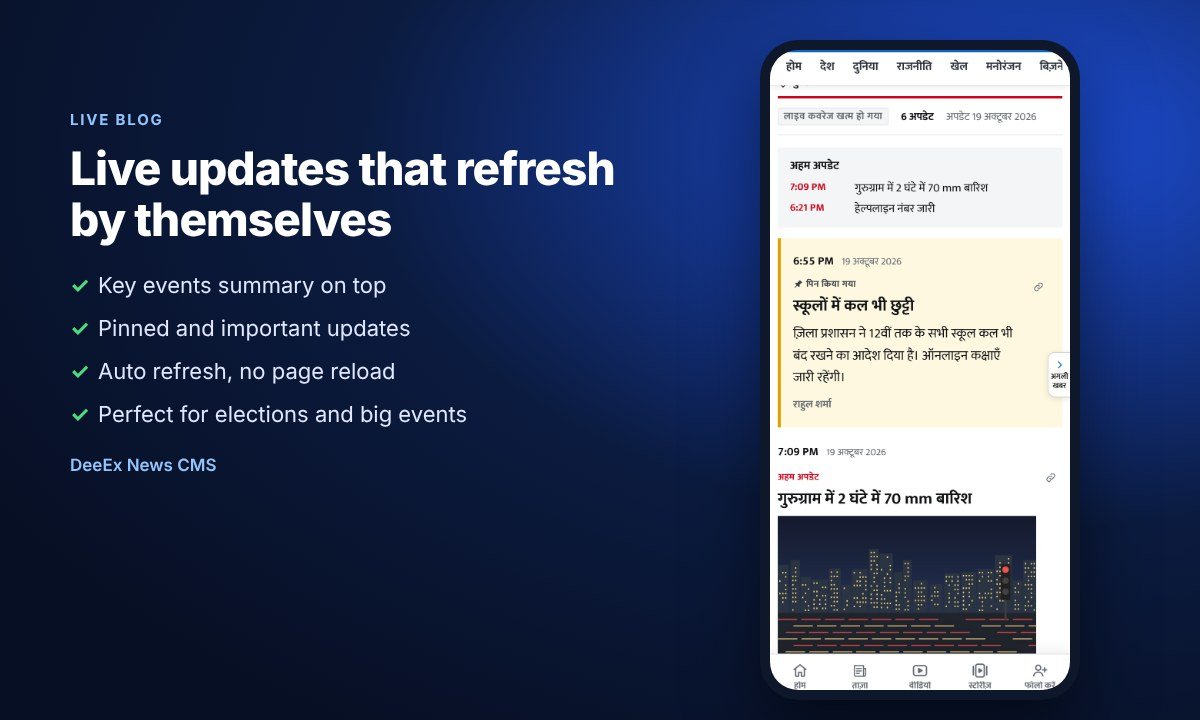 DeeEx News CMS
