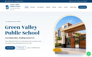 DeeCampus – School Website & Management System screenshot