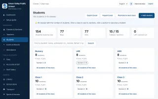 DeeCampus – School Website & Management System screenshot